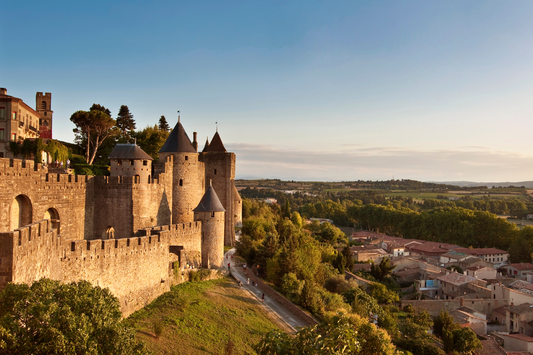 Medieval Cite Citadel City of Carcassonne Occitanie Aude South of France Walls Exterior Ramparts Castle Château Comtal Visit Tickets Entry Guide stroll walk